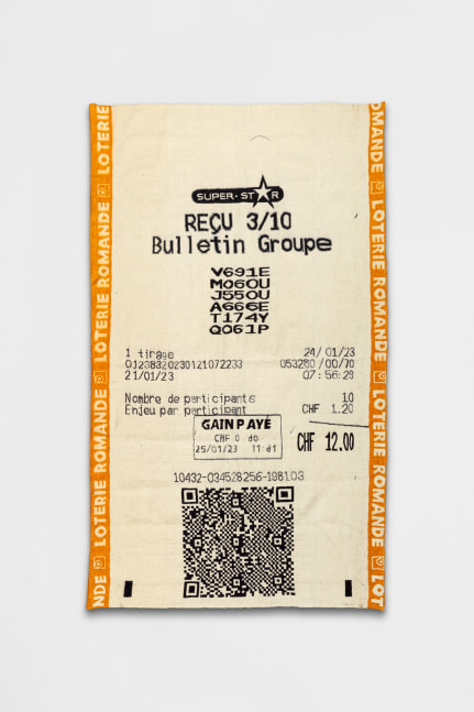 gain pay&amp;eacute;, 2023
Hand woven wool gobelin
267 x 158.5 x 6 cm