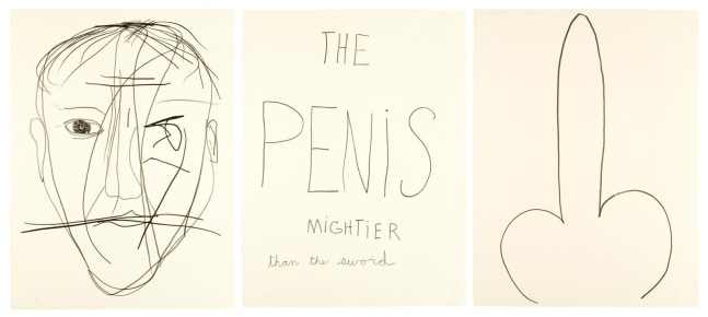 sin t&amp;iacute;tulo (the penis mightier), 2007

l&amp;aacute;piz de grafito sobre papel de algod&amp;oacute;n&amp;nbsp;

77 x 58 cm

&amp;nbsp;