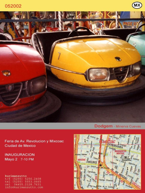 	minerva cuevas, invitation dodgem, 2002