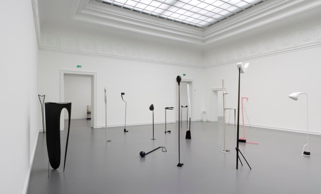 klassentreffen (class reunion), 2008

colored cast rubber, painted metal, colored epoxy resin

&amp;nbsp;

variable&amp;nbsp;dimensions

&amp;nbsp;