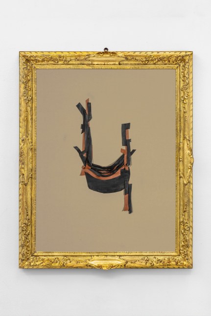 carol rama,&amp;nbsp;untitled, 1970. bicycle tyres on cardoard, 31.89&amp;nbsp;x 24.8 in.