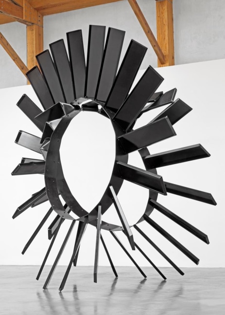 the stairs, 2011

painted steel

140.94 x 181.1 x 98.43 in.

&amp;nbsp;

&amp;nbsp;