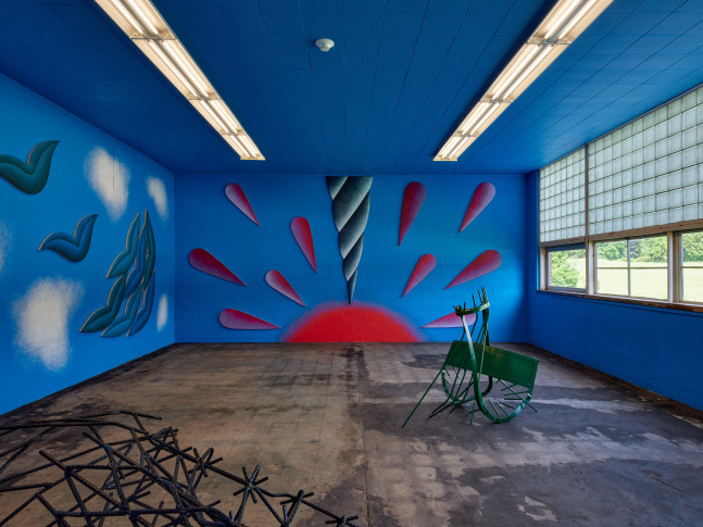 vista de instalaci&amp;oacute;n monika sosnowska en&amp;nbsp;the campus 2nd annual exhibition, 2025. foto guang xu⁠


&amp;nbsp;
