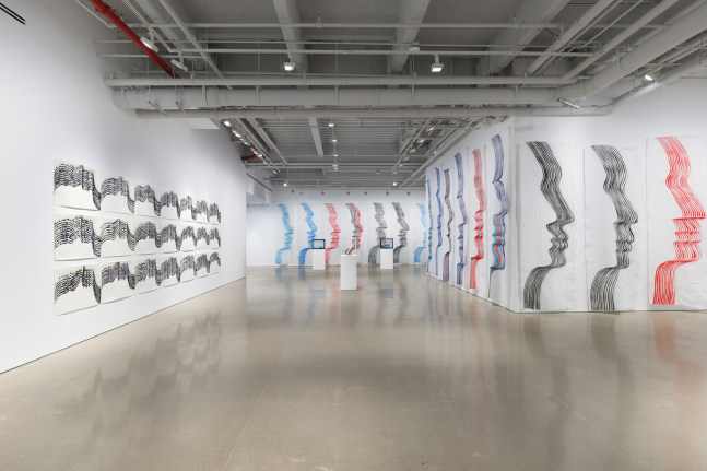 carlos amorales, words of mouths and hands, kurimanzutto, new york, 2023