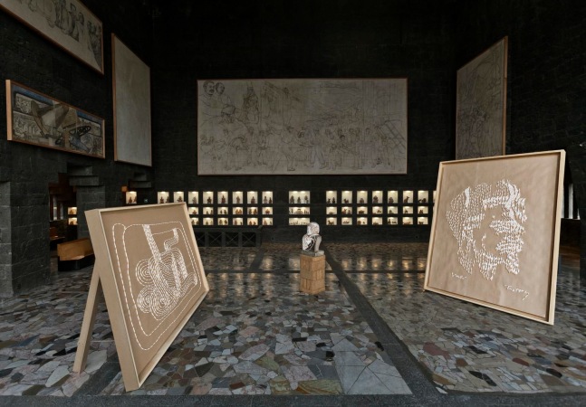 	nuds, museo diego rivera anahuacalli, mexico city, 2012