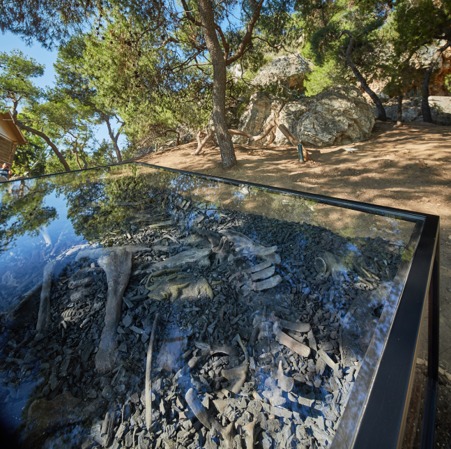 the theater of disappearance, 2017
installation view at national observatory of athens, hill of the nymphs, 2017