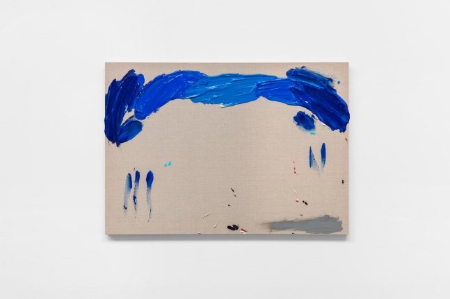 luz verde, 2021; acrylic on canvas, 23.39 x 33.11 x 1.57 in.