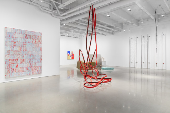 vista de instalaci&amp;oacute;n de todos juntos (all together), kurimanzutto, nueva york, 2022