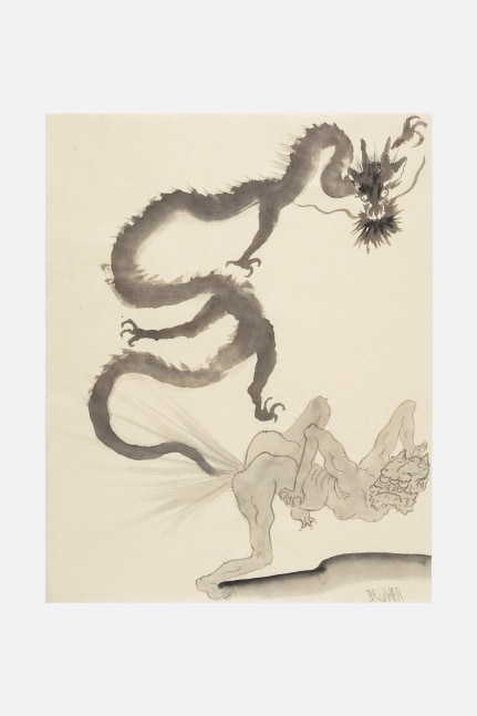 Dr. Lakra, Namida gasu, 2018
Ink on paper