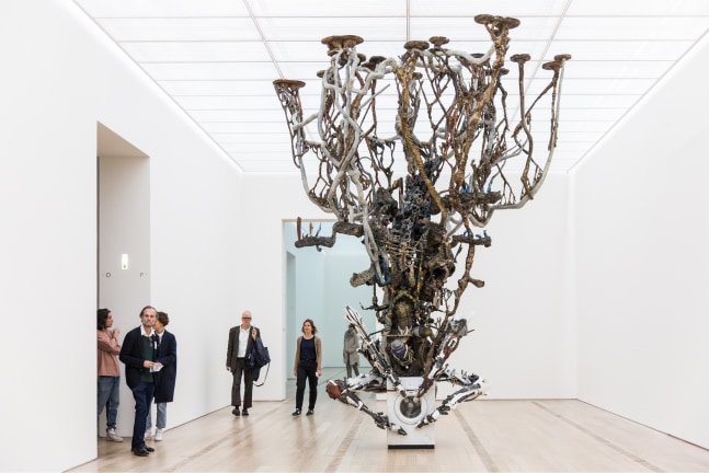 the end of imagination iv, 2024.&amp;nbsp;installation view at fondation beyeler &amp;amp; luma foundation&amp;#39;s summer exhibition, 2024

fondation beyeler, riehen/basel, 2024. adri&amp;aacute;n villar rojas, the end of imagination vi, 2024, live simulations of active digital ecologies, and layered composites of organic, inorganic, human and machine-made matter, courtesy the artist. &amp;copy; adri&amp;aacute;n villar rojas. photo: stefan bohrer

&amp;nbsp;

&amp;nbsp;