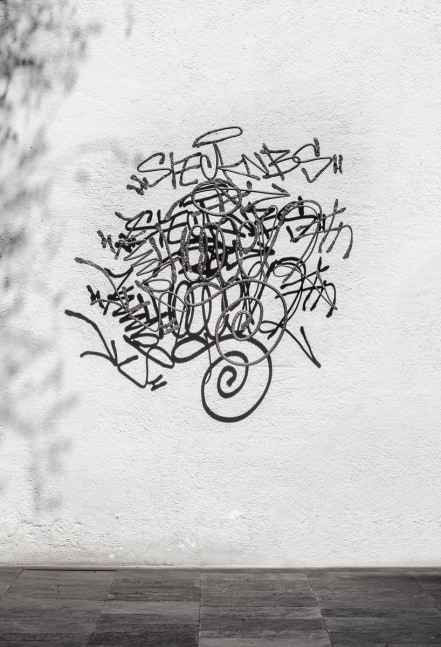 	dami&amp;aacute;n ortega	physical graffiti 5, 2015	installation view of xyla&amp;ntilde;ynu. taller de los viernes, kurimanzutto, mexico city, 2016