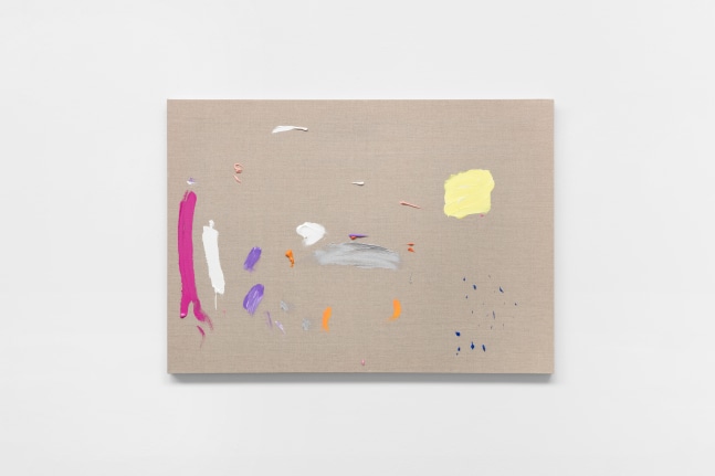 una tonelada de agua, 2021; acrylic on canvas, 23.39 x 33.11 x 1.57 in.