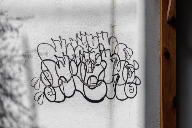 	dami&amp;aacute;n ortega	physical graffiti 6, 2015	installation view of xyla&amp;ntilde;ynu. taller de los viernes, kurimanzutto, mexico city, 2016