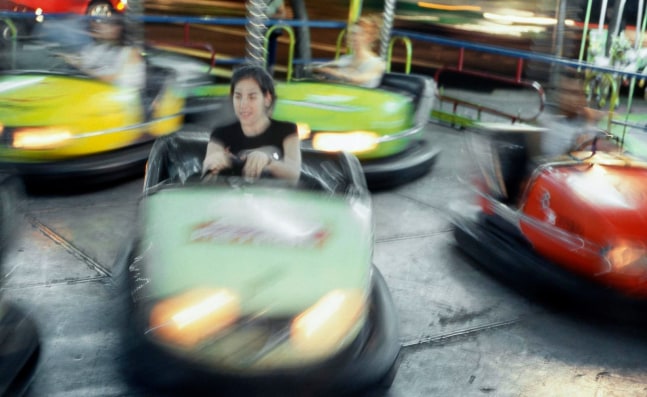 	dodgem, patriotismo and mixcoac ave. fair, mexico city, 2002