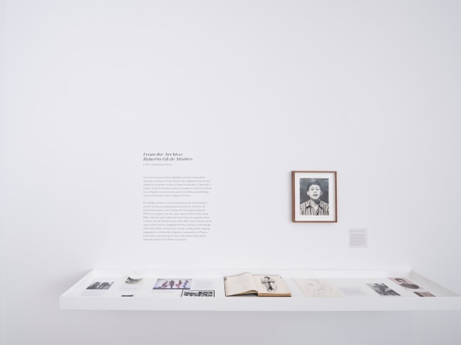 Installation view of From the Archive: Roberto Gil de Montes,&amp;nbsp;kurimanzutto, New York, 2023