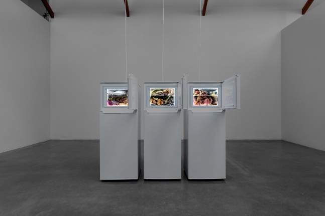 adrian villar rojas, untitled vi, vii, viii (from the series rinascimento), kurimanzutto, 2021