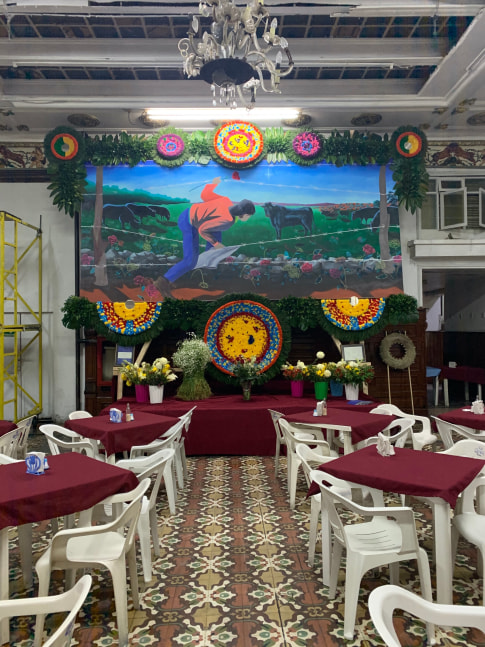 Installation views of la faena, la faena museo taurino, mexico city, 2020