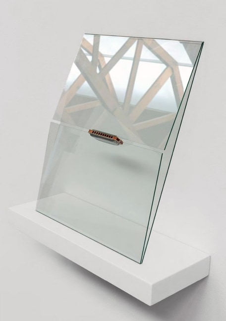 harmonic variations, 2013

set of four pieces of glass and harmonicas (detail)

&amp;nbsp;