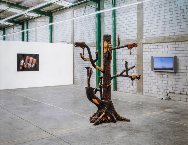 vista de instalaci&amp;oacute;n miguel calder&amp;oacute;n, kurimanzutto, ciudad de m&amp;eacute;xico, 2006