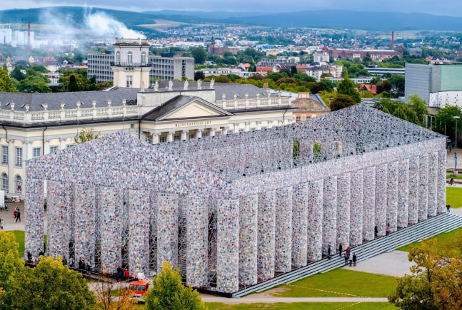 el parten&amp;oacute;n de los libros (the parthenon of books), 2017, in friedrichsplatz, kassel, as part of documenta 14, june 10 - september 17, 2017. &amp;copy; marta minuj&amp;iacute;n

&amp;nbsp;

&amp;nbsp;