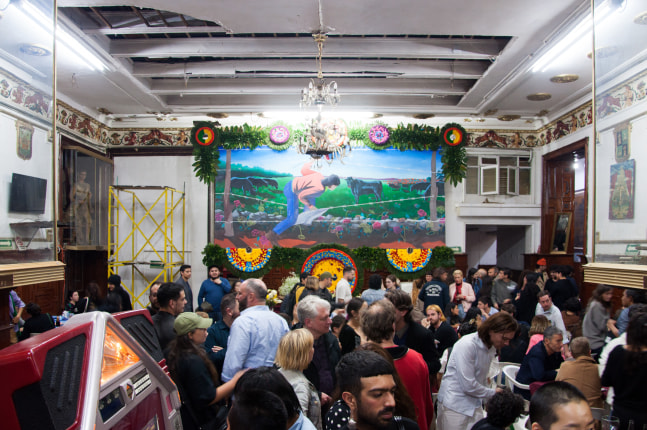 installation views of la faena, la faena museo taurino, mexico city, 2020