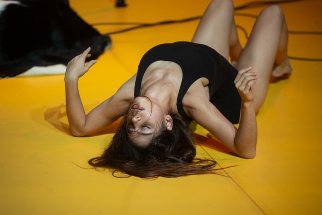 2020: obscene, 2022, performance and video installation. onassis stegi, athens, photo: pinelopi gerasimou