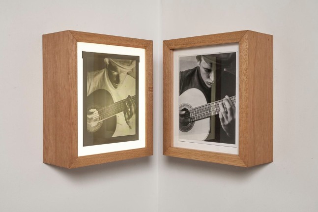 la vuelta al origen # 3, 2010

photographic plate in wooden light box; digital printing on cotton paper in wooden box
13.5&amp;nbsp;x 11.6&amp;nbsp;x 5.1 in.&amp;nbsp;each box