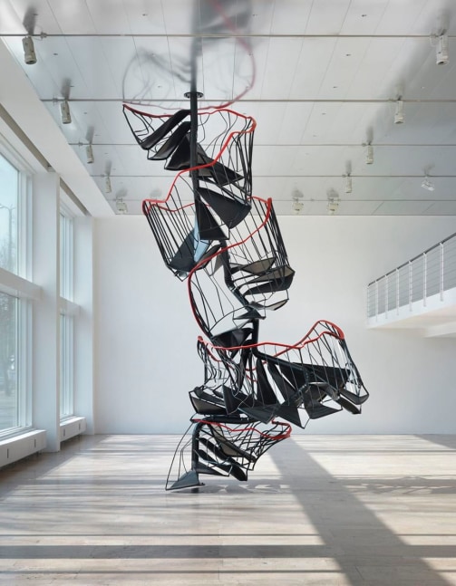 stairway, 2010

metal, pvc handrail

222.4 x 98.4 in.
installation view at capitain petzel, berlin, 2014

&amp;nbsp;

&amp;nbsp;

&amp;nbsp;