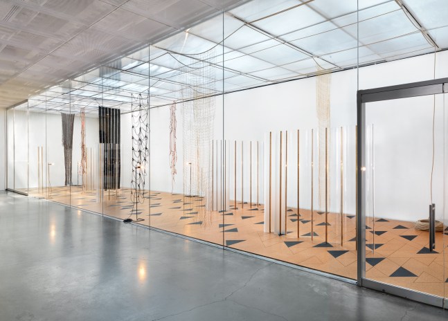 leonor antunes: i stand like a mirror before you, 2015

variable dimensions

installation view, new museum, new york, 2015

&amp;nbsp;