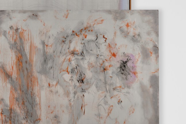 WangShui, detail of Qualia II, 2024
Ink on aluminum in oak frame