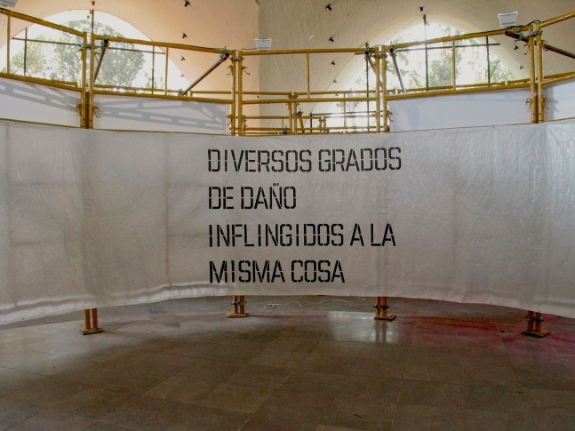 	elephant juice, sexo entre amigos, lawrence weiner, restaurante los manantiales, xochimilco, ciudad de m&amp;eacute;xico, 2003