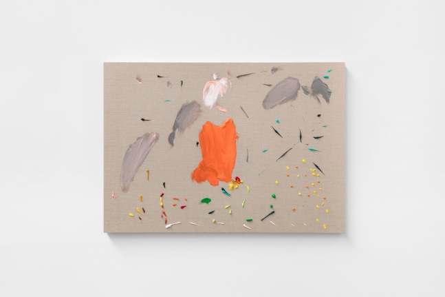 la tercera edad, 2021; acrylic on canvas, 23.39 x 33.11 x 1.57 in.