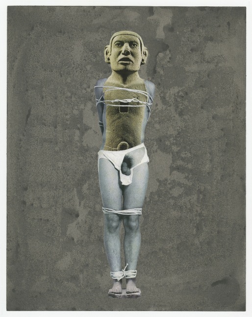 post-colonial object of desire 5,&amp;nbsp;2015. collage on paper. 11 x 8 inches