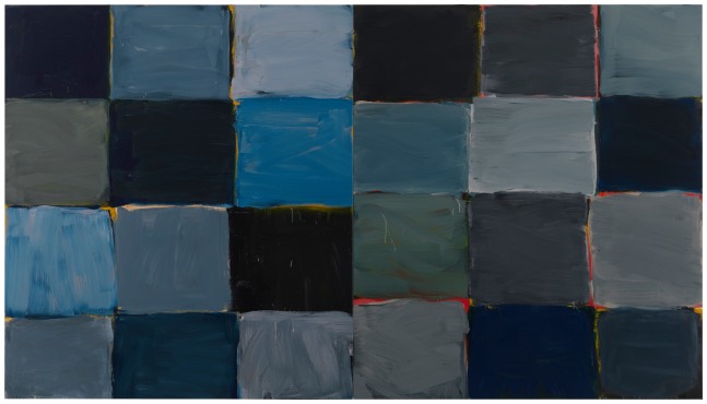 Sean Scully

Robe Diptych 1

2019

oil on aluminum

85 x 150 inches (215.9 x 381 cm)&amp;nbsp;