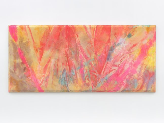 Sam Gilliam
Temple Fire
1970
acrylic on canvas with beveled edge
50 x 110 x 3 1/4 inches (127 x 279.4 x 8.3 cm)
Artwork &amp;copy; 1970 Sam Gilliam all rights reserved.