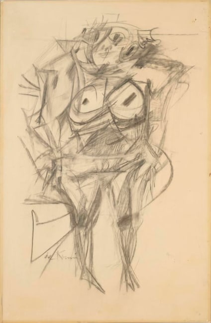 Willem de Kooning

Woman

1953

charcoal on paper

36 x 23 5/8 inches (91.4 x 60 cm)

Glenstone Museum, Potomac, Maryland&amp;nbsp;