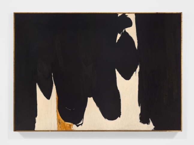 Robert Motherwell
Diary of a Painter
1958
oil and charcoal on canvas
70 1/4 x 99 1/2 inches (178.4 x 252.7 cm)