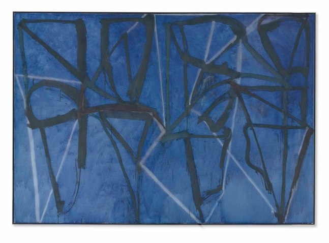 Brice Marden
Blue Horizontal
1986-87
oil on linen
84 x 120 inches (213.4 x 304.8 cm)