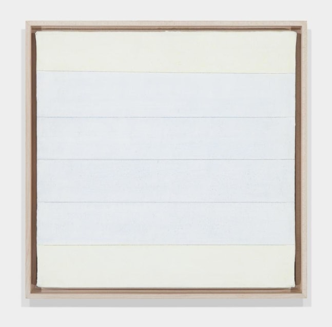 Agnes Martin
Untitled
ca. 1995-1999
acrylic and graphite on linen
12 x 12 inches (30.5 x 30.5 cm)