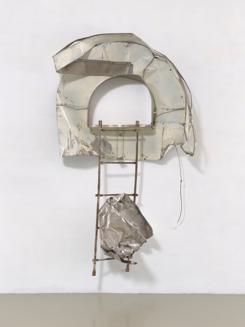 Baclone Glut (Neapolitan)

1987

assembled metal and insulated wire

94&amp;nbsp;⅞ x 55&amp;nbsp;⅛ x 16&amp;nbsp;&amp;frac12; inches (241 x 140 x 42 cm)

&amp;copy; 2022 The Robert Rauschenberg Foundation, Licensed by VAGA at Artists Rights Society (ARS), New York. Photo: Ron Amstutz, courtesy of The Robert Rauschenberg Foundation and Mnuchin Gallery, New York.