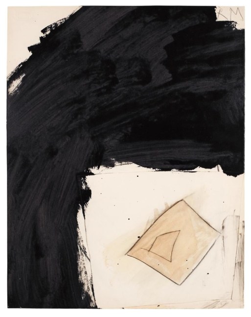 Robert Motherwell
Untitled
1958
mixed media collage on paper
14 1/4 x 11 1/4 inches (36.2 x 28.6 cm)&amp;nbsp;