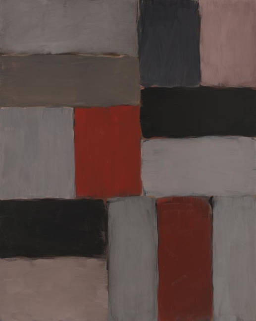 Sean Scully
Pink and Red Bars
2007
oil on linen
90 x 72 1/4 inches (228.6 x 183.5 cm)