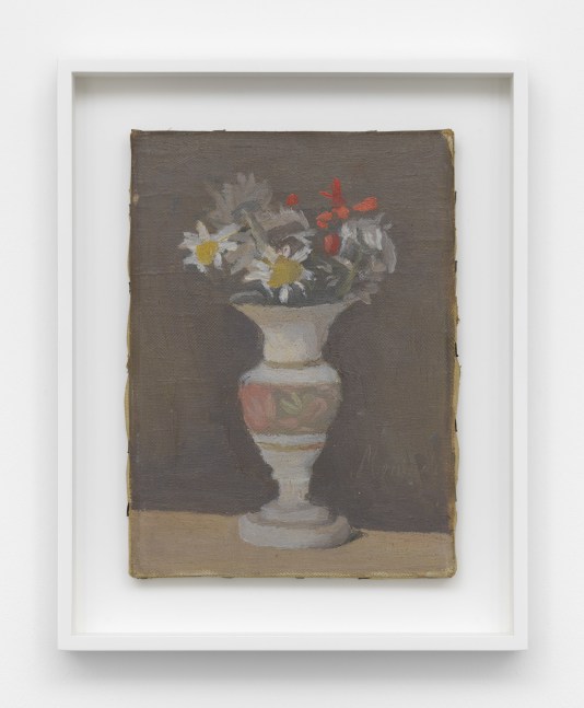 Giorgio Morandi

Fiori

1947

oil on canvas

11 1/2 x 8 1/2 inches (29.2 x 21.6 cm)