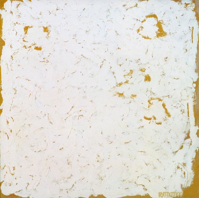 Robert Ryman Wing 2000 oil on cardboard 13 3/8 x 13 3/8 inches (34 x 34 cm)
