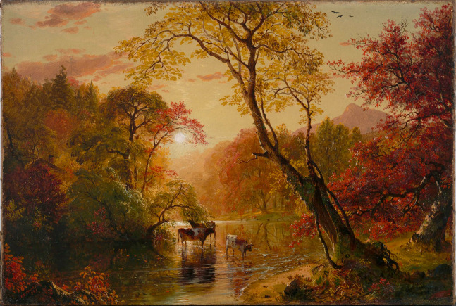 Frederic Edwin Church

Autumn in the Catskills

1856

oil on canvas

15 x 22 inches (38.1 x 55.9 cm)&amp;nbsp;