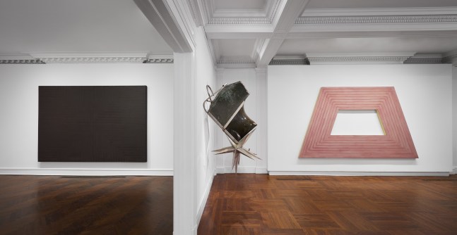 Installation view of&amp;nbsp;Homage to Frank Stella, at Mnuchin Gallery, September 18 &amp;ndash; December 14, 2024. Photography by Tom Powel Imaging.