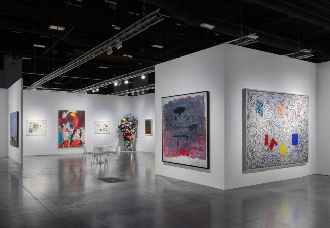 Installation views of Art Basel Miami Beach 2021, Booth C8, at the Miami Beach Convention Center. Photography by Dawn Blackman.