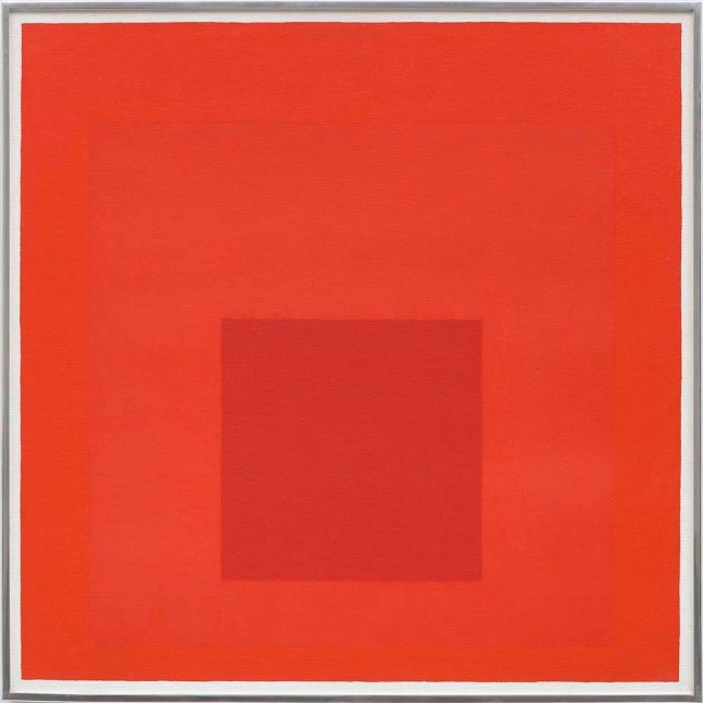Josef Albers Study for Homage to the Square 1967 oil on masonite 24 x 24 inches (61 x 61 cm)  Private collection