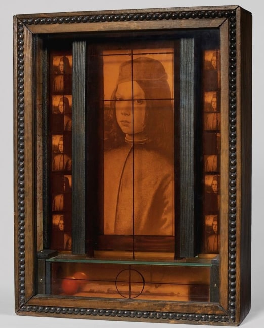 Joseph Cornell

Untitled (Medici Series, Pinturicchio Boy)

circa&amp;nbsp;1950

wood box construction

15 3/4 x 12 x 4 inches (40 x 30.5 x 10.2 cm)