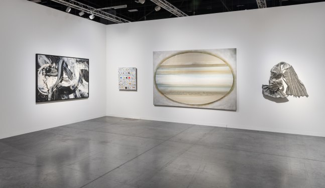 Images: Installation views of Art Basel Miami Beach 2022, Booth C8 at the Miami Beach Convention Center. Photography by Dawn Blackman.